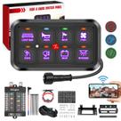 Painel de comutação Nilight 8 Gang Circuit Control Relé 12V/24V