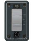 Painel de controle de bomba de esgoto de 12 V DC resistente à água Blue Sea 8263