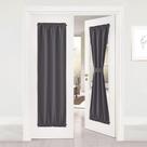 Painel de cortina de porta NICETOWN Blackout Grey 63x183cm 1 painel