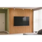 Painel de Cozinha até 90 Pol Modular 2.6 Ripado 258x250cm Nature Fosco - Linea Brasil
