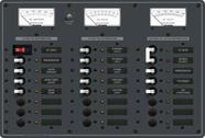 Painel de Distribuição AC 6 Pos. DC + 15 Pos. Blue Sea 8184