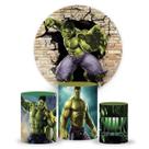 Painel de Festa Hulk, Painel Redondo, Painel Redondo, Painel 1,5