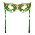 Painel de Festa Máscara com Chicote Verde - 70cm x 25cm - Festança Painel de Festa Máscara com Chicote Verde - 70cm x 25cm - Festança