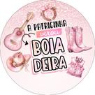Painel De Festa Redondo 1,50x1,50 - A Patricinha Boiadeira Rosa 038