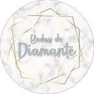 Painel De Festa Redondo 1,50x1,50 - Casamento Bodas de Diamante 003