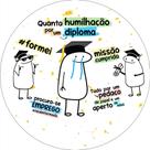 Painel De Festa Redondo 1,50x1,50 - Flork Formatura Humilhação Diploma 016
