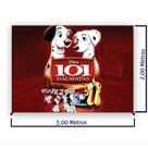 Painel de Festa Retangular 101 Cachorrinhos Diversas Medidas Fera Print