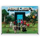 Painel de Festa Retangular Mine Blocos 5,00x3,00 Metros Fera Print