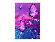 Painel De Festa Vertical 1,50 x 2,20 - Borboleta Azul e Rosa 005