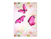 Painel De Festa Vertical 1,50 x 2,20 - Borboletas Pink Delicada 011