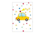 Painel De Festa Vertical 1,50 x 2,20 - Carrinho Amarelo 002