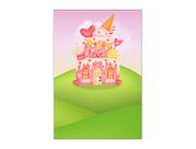 Painel De Festa Vertical 1,50 x 2,20 - Casinha de Doces 003