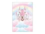 Painel De Festa Vertical 1,50 x 2,20 - Castelo Princesa Baby 008