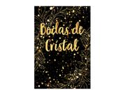Painel De Festa Vertical 1,50 x 2,20 - Efeito Brilhos Bodas de Cristal 008