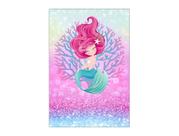 Painel De Festa Vertical 1,50 x 2,20 - Efeito Glitter Sereia Corais 002 Painel De Festa Vertical 1,50 x 2,20 - Efeito Glitter Sereia Corais 002
