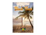 Painel De Festa Vertical 1,50 x 2,20 - Esporte Beach Tennis Areia e Palmeira 008 Painel De Festa Vertical 1,50 x 2,20 - Esporte Beach Tennis Areia e Palmeira 008
