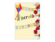 Painel De Festa Vertical 1,50 x 2,20 - Festa Junina Arraia Flores 010 Painel De Festa Vertical 1,50 x 2,20 - Festa Junina Arraia Flores 010
