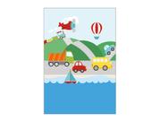 Painel De Festa Vertical 1,50 x 2,20 - Meios de Transporte Carros 001