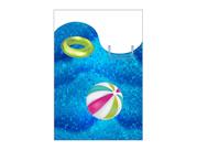 Painel De Festa Vertical 1,50 x 2,20 - Pool Party Piscina Boias 002