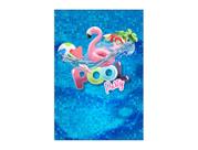 Painel De Festa Vertical 1,50 x 2,20 - Pool Party Piscina Flamingo 008