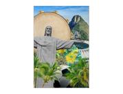 Painel De Festa Vertical 1,50 x 2,20 - Rio de Janeiro Cristo Redentor 006