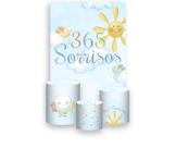 Painel De Festa Vertical 1,50 x 2,20 + Trio De Capas Cilindro - 365 Sorrisos Tons Pastéis 056 Painel De Festa Vertical 1,50 x 2,20 + Trio De Capas Cilindro - 365 Sorrisos Tons Pastéis 056