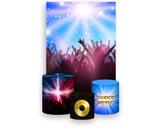 Painel De Festa Vertical 1,50 x 2,20 + Trio De Capas Cilindro - Anos 80 Balada 020 Painel De Festa Vertical 1,50 x 2,20 + Trio De Capas Cilindro - Anos 80 Balada 020