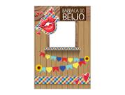 Painel De Festa Vertical Interativo 1,50 x 2,20 - Barraca do Grande Beijo 046