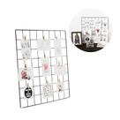 Painel de Fotos Memory Board Grade Metal Preto 48x48