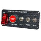 Painel de Ignição Auto Botão Chave Turbo Start Switch