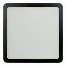 Painel de LED 18 W 6500k Quadrado Sobrepor Preto Foxlux