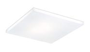 Painel de Led Acrílico Stilo Clean Elpis Embutir Quadrado Branco 24W