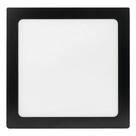 Painel De Led Foxlux Quadrado Preto 18w 6500k Embutir