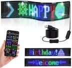 Painel de Led Inteligente Le-4008 Programável App 90X20 cm
