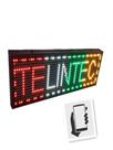 painel de led letreiro p10 68x20cm misto interno