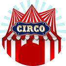 Painel de Lona Redondo Circo Tres Tendas