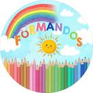 Painel de Lona Redondo Formandos Lápis de Cor Arco Íris Formatura Infantil