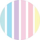 Painel de Lona Redondo Listras Cores Candy Painel de Lona Redondo Listras Cores Candy