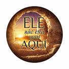 Painel de Lona Redondo Páscoa Religioso Sepulcro de Jesus Ele Não Está Mais Aqui Painel de Lona Redondo Páscoa Religioso Sepulcro de Jesus Ele Não Está Mais Aqui