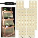 Painel De Luz LED Ultrafino Para Cultivo, Espectro Completo, Regulável Com Timer, Lâmpada Para