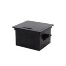 Painel de Mesa Multi Conexões Modular Basculante Preto IC-TB-100B Icon