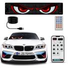 Painel de Parabrisa LED Display 60x12cm App De Transporte Imagem Divulgacao Publicidade Flexivel Ajustavel Multicolorido