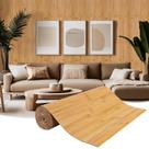 Painel de Parede de Bambu EYAYEN 41x244 cm Carbonizado Claro