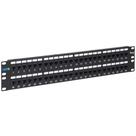 Painel de Patch ICC CAT6 48 Portas 2U Rackmount RJ45 Preto Painel de Patch ICC CAT6 48 Portas 2U Rackmount RJ45 Preto