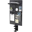 Painel de privacidade Desk Pegboard VIVO Steel Clamp-on de 30 x 50 cm Painel de privacidade Desk Pegboard VIVO Steel Clamp-on de 30 x 50 cm