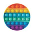 Painel De Tecido Redondo Pop It Fidget Toy Círculo Arco Íris 170cm - Veste Mais