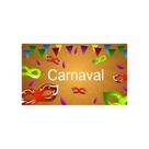 Painel De Tecido Sublimado Carnaval mascaras e bandeirinhas 001