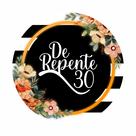Painel de Tecido Sublimado Redondo De repente 30 Flores Laranja Glitter Brilho-1,5x1,5m