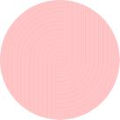 Painel de Tecido Sublimado Redondo Ripado Rosa c/ Elástico