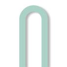Painel de Tecido Sublimado Vertical Portal Verde Menta - 220x100cm